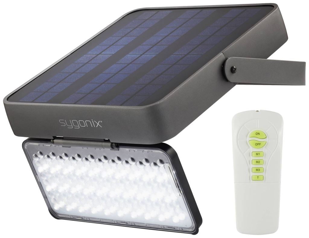 Sygonix napelemes SMD LED fali fényszóró mozgásérzékelővel szürke-fekete (SY-5176608) Sygonix napelemes SMD LED fali fényszóró mozgásérzékelővel szürke-fekete (SY-5176608)