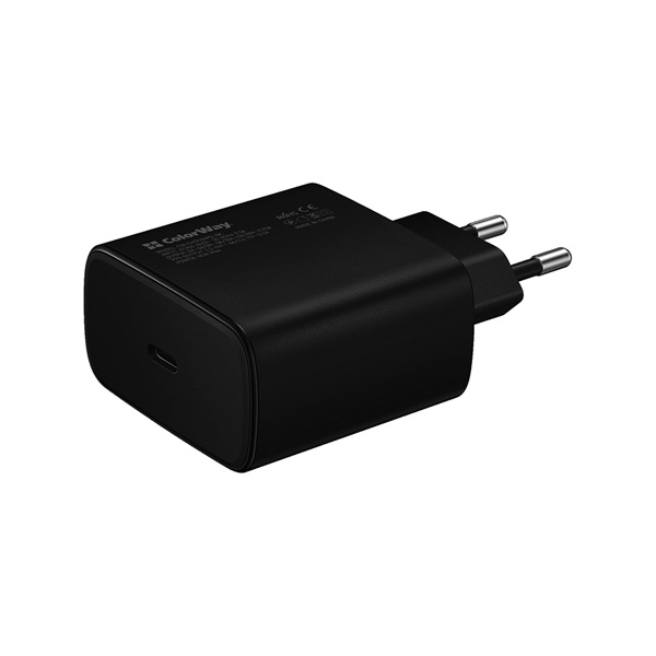 COLORWAY CW-CHS034PD-BK USB töltő adapter Power Delivery Port PPS USB Type-C (45W) Fekete COLORWAY CW-CHS034PD-BK USB töltő adapter Power Delivery Port PPS USB Type-C (45W) Fekete