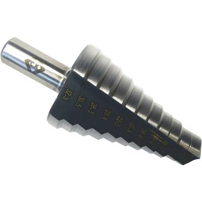HSS Fokozatfúró 12.5 - 32.5 mm C.K. T3012 Teljes hossz 80 mm 3 oldalú szár 1 db HSS Fokozatfúró 12.5 - 32.5 mm C.K. T3012 Teljes hossz 80 mm 3 oldalú szár 1 db