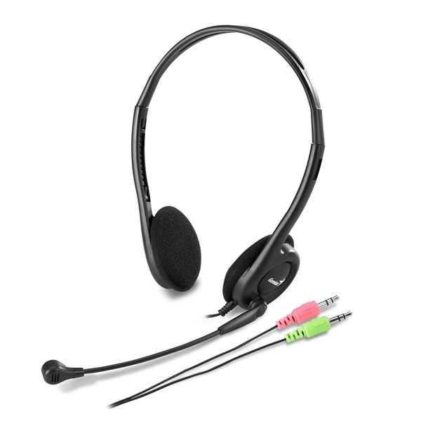 Genius HS-200C jack fekete headset Genius HS-200C jack fekete headset