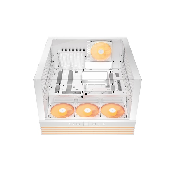 Be Quiet! LIGHT BASE 600 LX White  ATX edzett üveg oldallap  fehér Számítógépház  