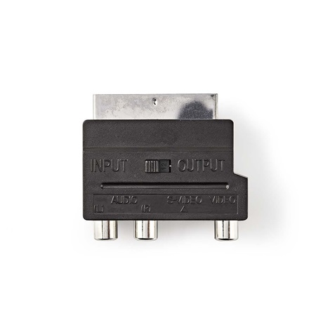 Nedis CVGP31902BK KAPCSOLHATÓ SCART ADAPTER Nedis CVGP31902BK KAPCSOLHATÓ SCART ADAPTER