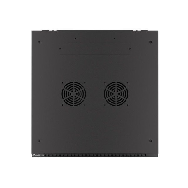 Lanberg 18U 19" fali rack szekrény 600x600mm fekete (WF01-6618-10B)