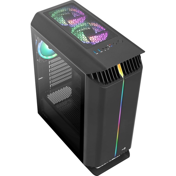 Aerocool Gladiator Duo (Duo-G-BK-v1) táp nélküli ablakos ház fekete (ACCM-PB27033.11)