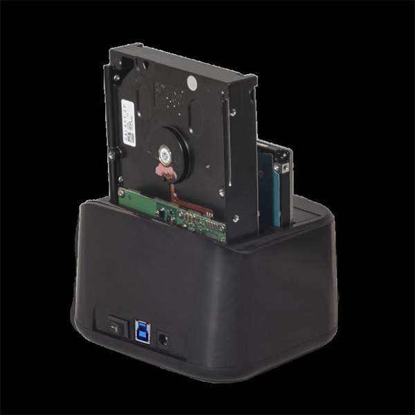 Advance  DUALDOCK CLONE 2.5" / 3.5" HDD/SSD Dokkoló Fekete 