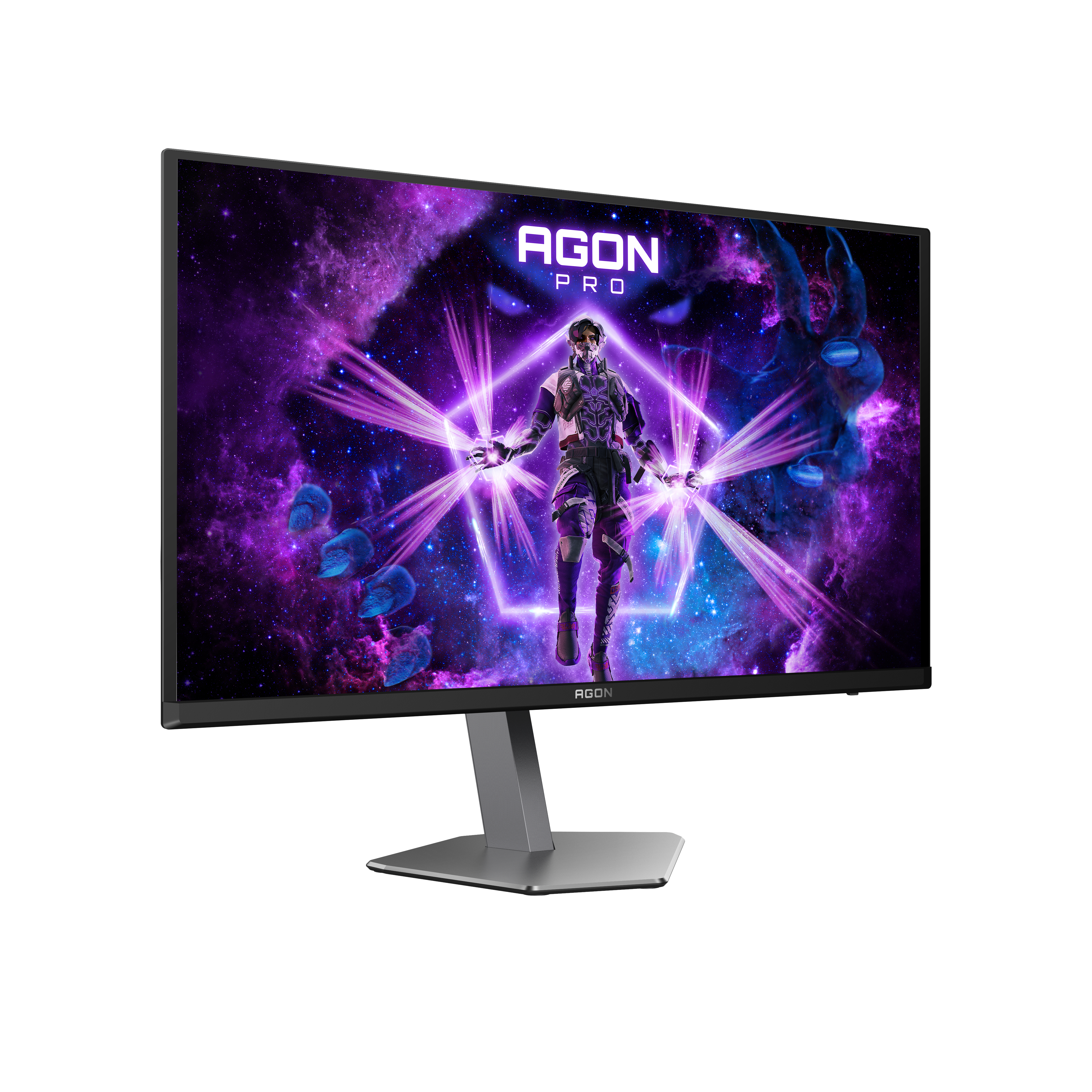 AOC 26,5" AG276UZD Monitor - 3840x2160, 4K, OLED, QD-OLED, 240Hz, 0,03ms, Hangszóró, G-Sync, Pivot, Gamer, Fekete
