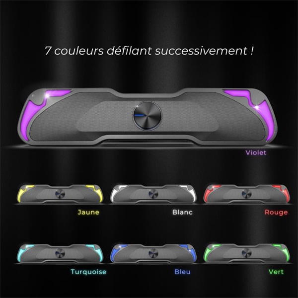 Advance   SOUNDPHONIC RGB 6W RMS BLUETOOTH  RGB Hangszóró Fekete 