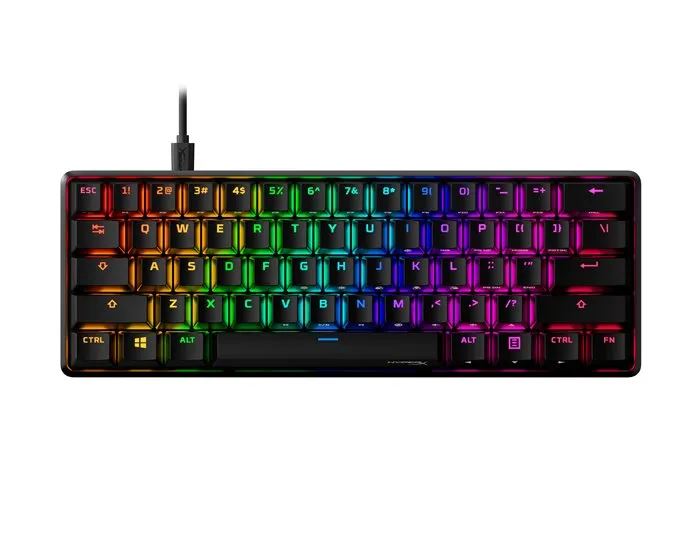 HyperX Alloy Origins 60 US (AQUA switches) gamer billentyűzet (HKBO1S-AB-US/G / 56R61AA#ABA)