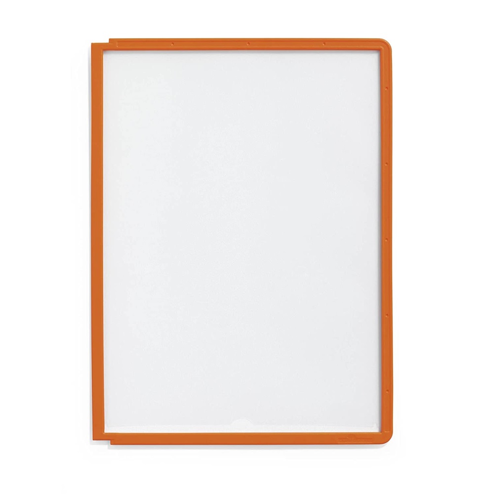 Durable Bemutatótábla panel, A4, 5 db/csomag,  Sherpa narancs (560609)