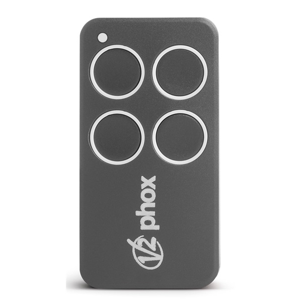 V2 PHOX4.433 távirányító 433 MHz gyári kóddal 4 csatornás ugrókódos