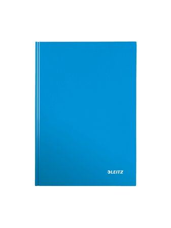 Leitz "Wow" beírókönyv A5, vonalas lakkfényű kék (E46271036) Leitz "Wow" beírókönyv A5, vonalas lakkfényű kék (E46271036)