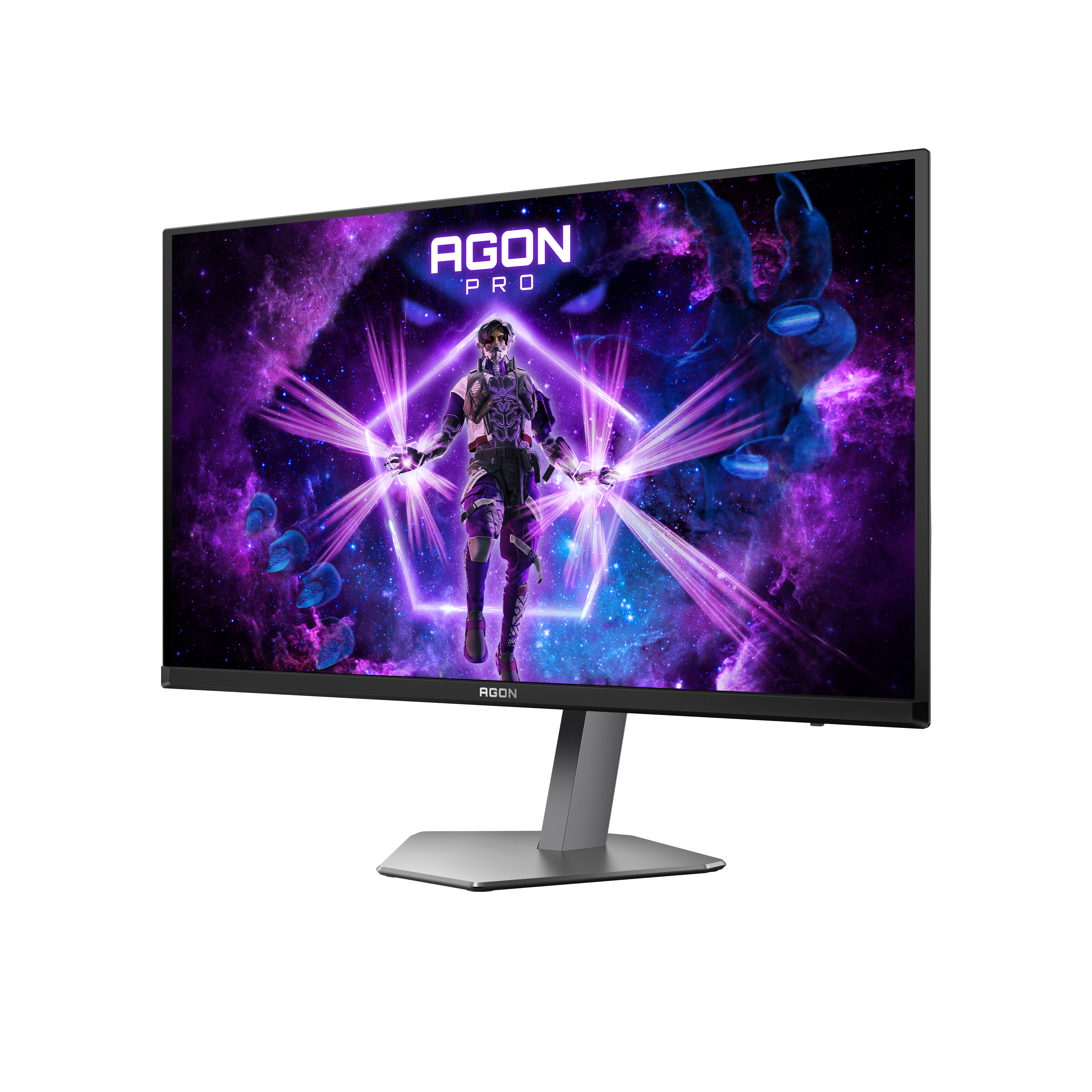AOC 26,5" AG276UZD Monitor - 3840x2160, 4K, OLED, QD-OLED, 240Hz, 0,03ms, Hangszóró, G-Sync, Pivot, Gamer, Fekete