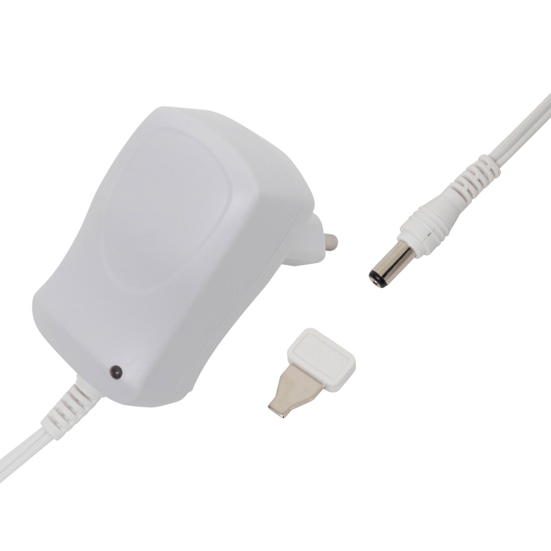 Home hálózati adapter, 600 mA áramfelvételig, ideális 3-12 V-os készülékekhez, szabályozható feszültség, LED visszajelző, fix ...
