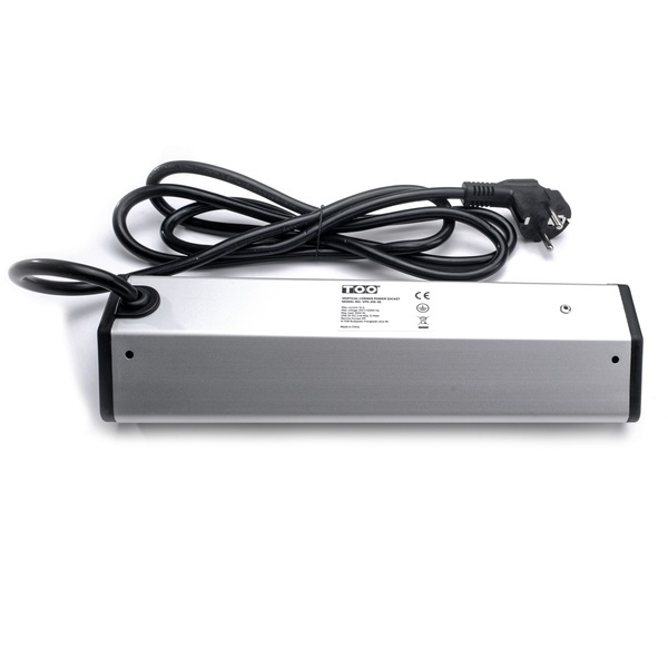 TOO VPS-315-3S IP20, 3x 2P+F, 2x USB-A, ezüst asztalra rögzíthető elosztó TOO VPS-315-3S IP20, 3x 2P+F, 2x USB-A, ezüst asztalra rögzíthető elosztó
