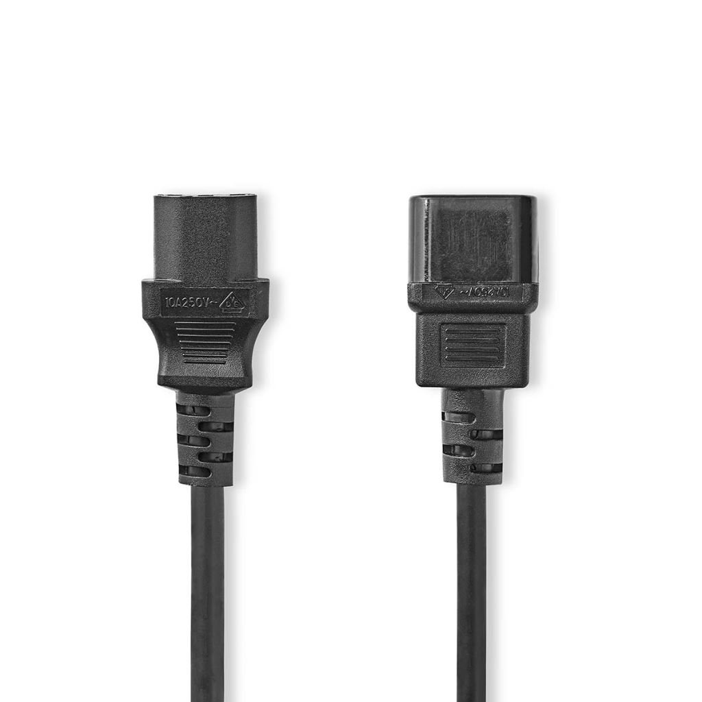Nedis tápkábel hosszabbító IEC-320-C14 2m (CEGP10500BK20) Nedis tápkábel hosszabbító IEC-320-C14 2m (CEGP10500BK20)