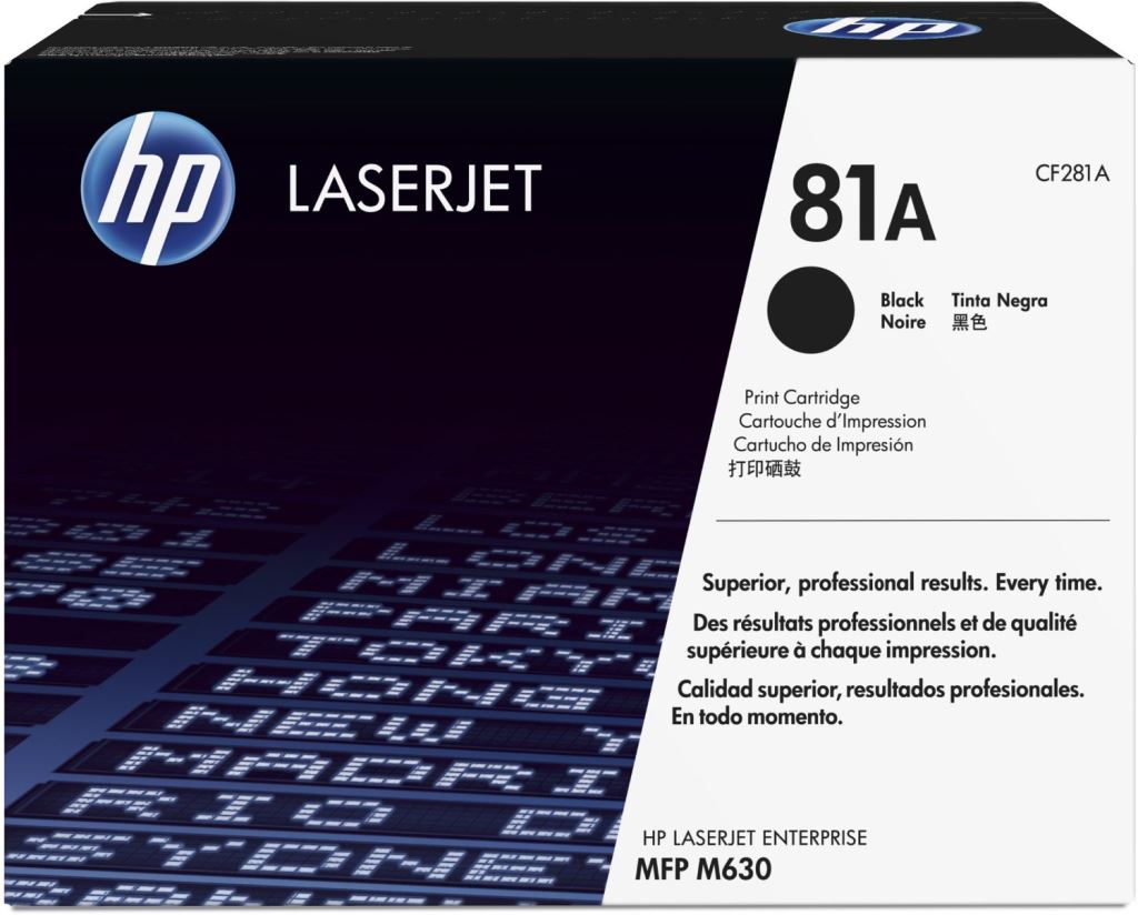 HP CF281A (81A) fekete toner HP CF281A (81A) fekete toner