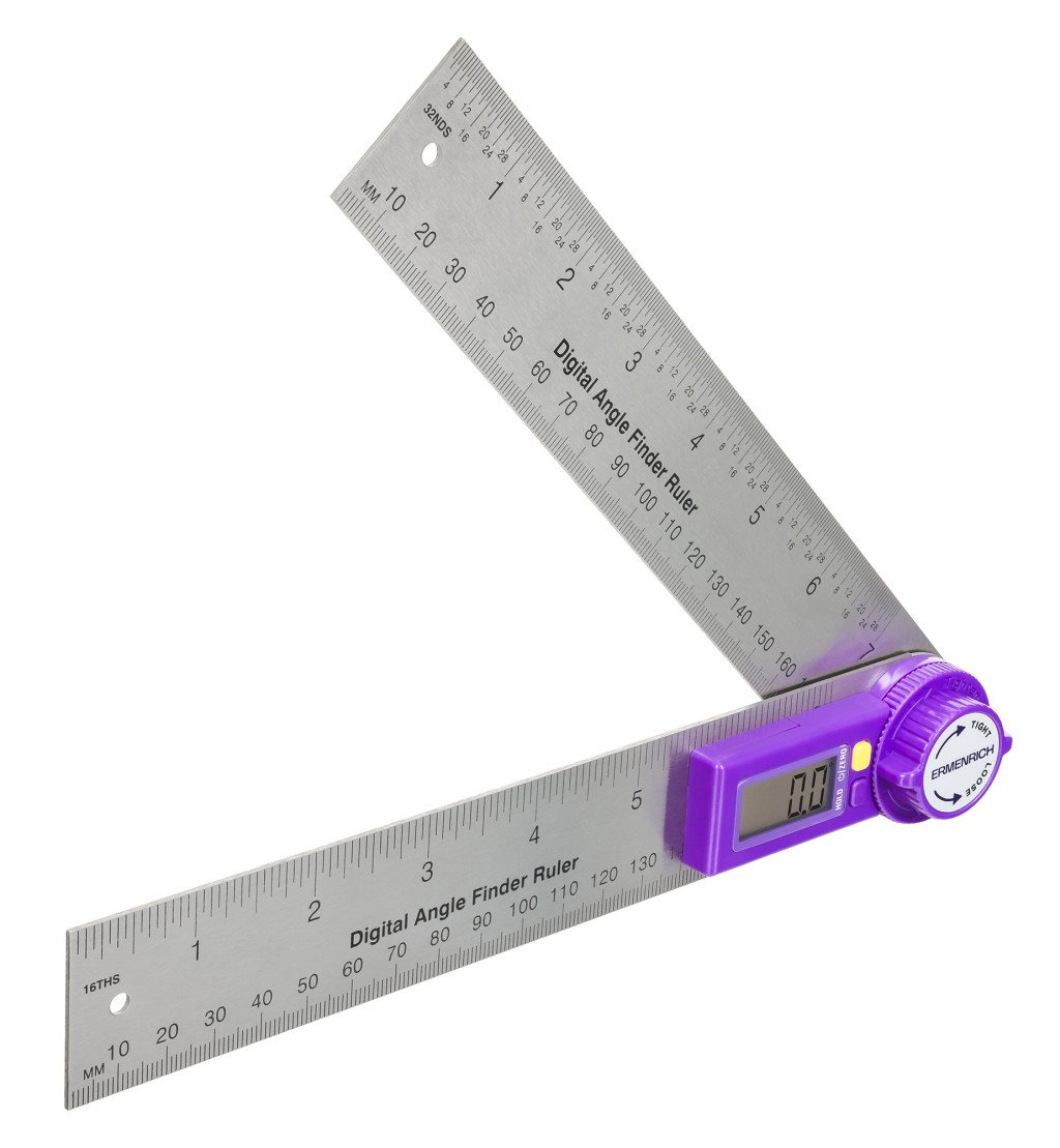 Ermenrich Verk DR30 digitális szögmérő vonalzó (83831)