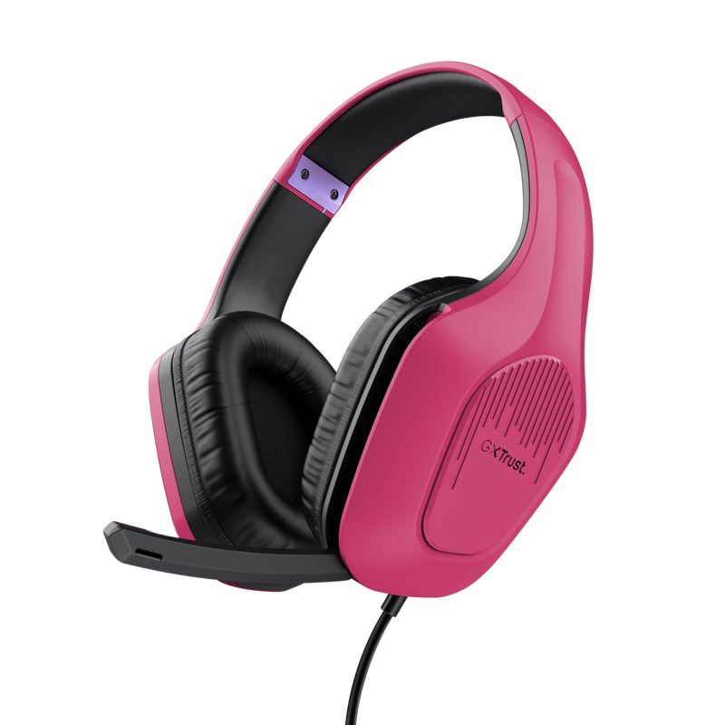 Trust GXT 415P Zirox gaming headset Rózsaszín Trust GXT 415P Zirox gaming headset Rózsaszín