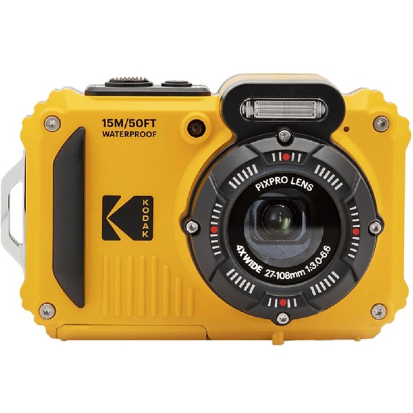Kodak Pixpro WPZ2 vízálló, porálló, ütésálló digitális fényképezőgép, sárga