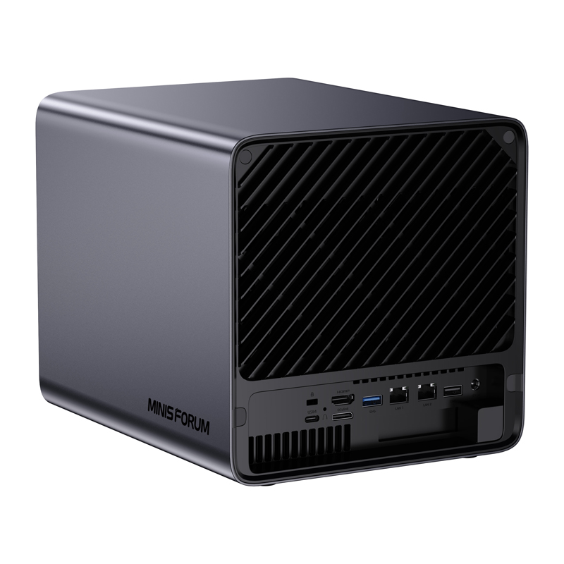 Minis Forum NAS N5 AMD Ryzen 7 H255 16GB+128GB operációs rendszer tárolása MINI PC