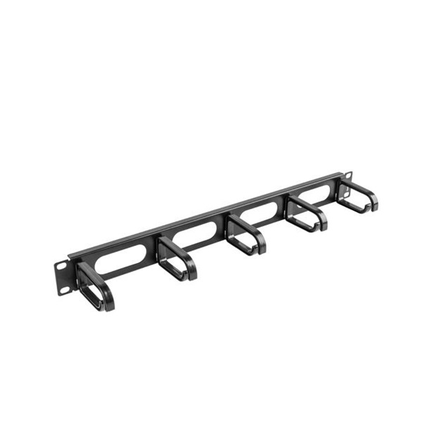 Lanberg 1U 19" kábelrendező fekete (AK-1205-B)