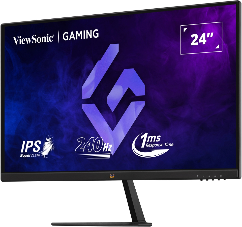 ViewSonic   24" VX2479A-HD-PRO Monitor - 1920x1080, Full HD, LED, IPS, 240Hz, 1ms, FreeSync, Gamer, Fekete