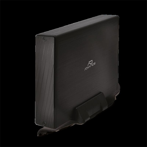 Advance 3.5" VELOCITY DISK S8  USB-A3.0 to SATA, külső táp Külső HDD Ház Fekete 
