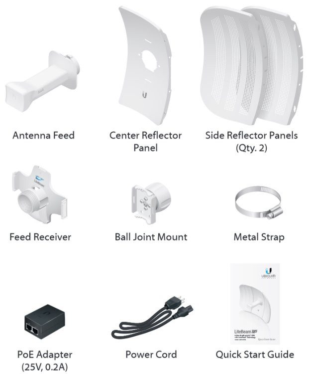 Ubiquiti LiteBeam LBE-M5-23 M5 AirMax 5GHz 23dBi CPE