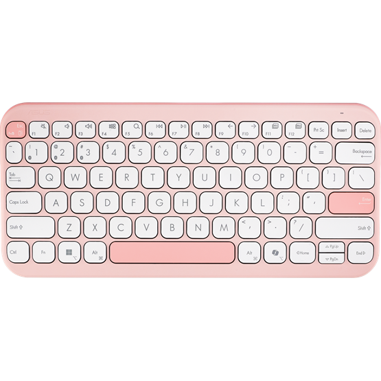 ASUS Marshmallow KW100 vezeték nélküli billentyűzet  HU  Rose Clay