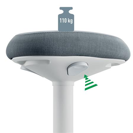 LEITZ Ergo Active billenő ergonomikus Ülőszék Világosszürke