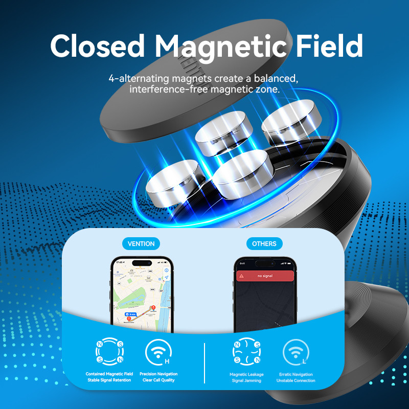 Vention Telefon  3M mágneses autós telefontartó