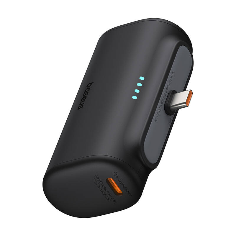 Baseus Compact   5000mAh 20W USB-C Powerbank Fekete