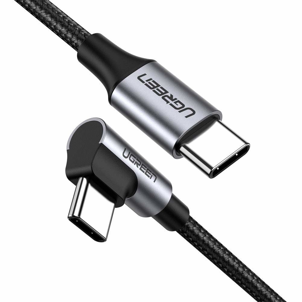 UGREEN US255 USB-C- USB-C ferde kábel, 3A, 60W, 2m, fekete (50125)