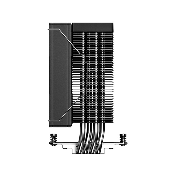 ID-Cooling  FROZN A410 SE  24,8dB max. 93,78 m3/h; 4pin csatlakozó 4 db heatpipe  12cm  PWM CPU Cooler