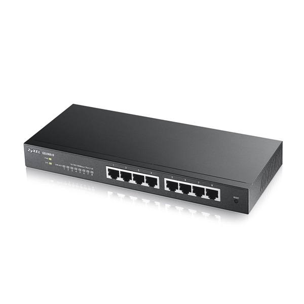 ZyXel GS1900-8 8-Portos GbE Smart Managed Switch (GS1900-8-EU0101F)