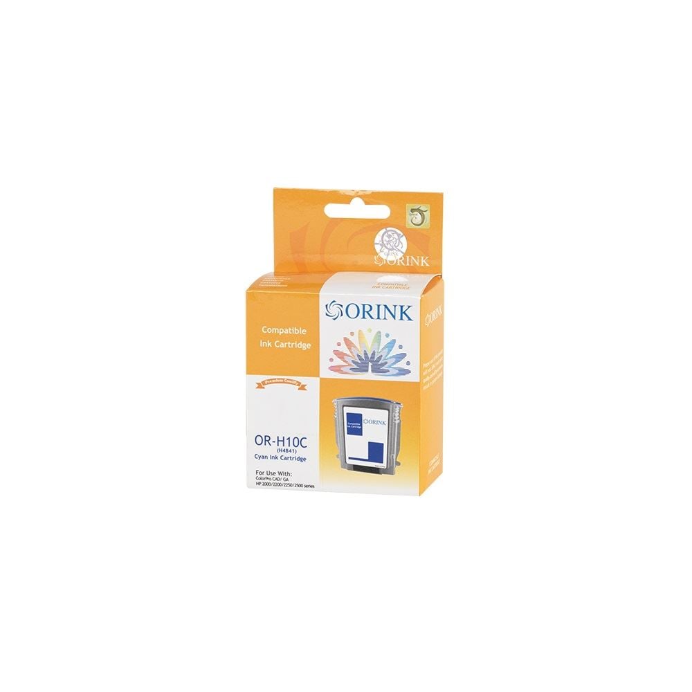 Orink utángyártott HP 10/C4841 tintapatron ciánkék (HPO10CY4841)