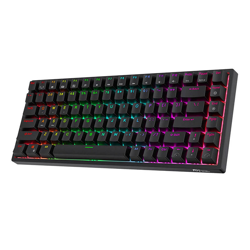 Mechanical keyboard Royal Kludge RK84 RGB, Red switch (black)