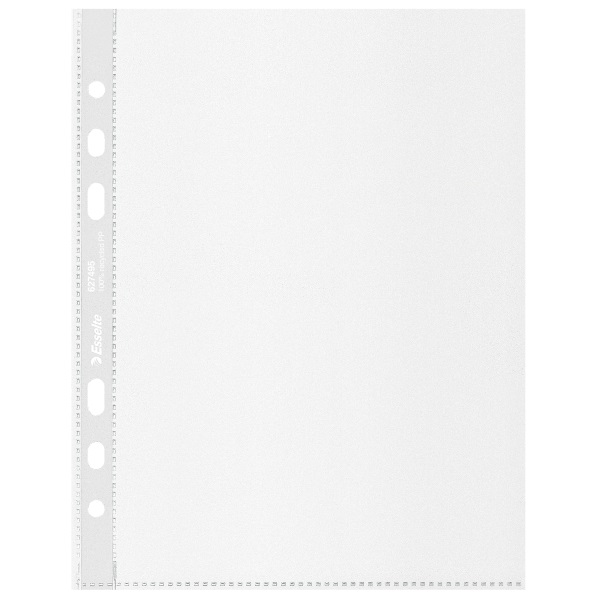 Esselte Recycled A5 narancsos 100db lefűzhető genotherm