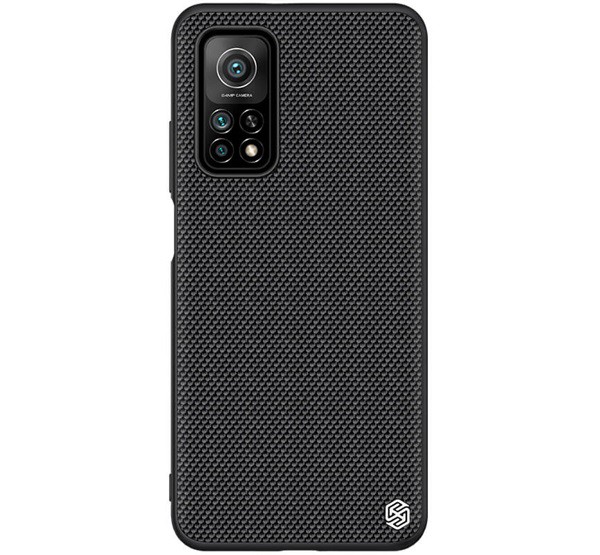 NILLKIN TEXTURED műanyag telefonvédő (érdes felület, közepesen ütésálló, szilikon keret, 3D minta) FEKETE [Xiaomi Mi 10T Pro 5G]