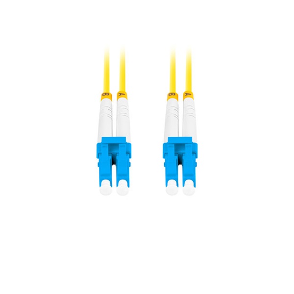 Lanberg FO-LULU-SD11-0050-YE duplex optikai patch kábel 4xLC/UPC csatlakozóval, duplex 9/125 LSZH, 5m Lanberg FO-LULU-SD11-0050-YE duplex optikai patch kábel 4xLC/UPC csatlakozóval, duplex 9/125 LSZH, 5m