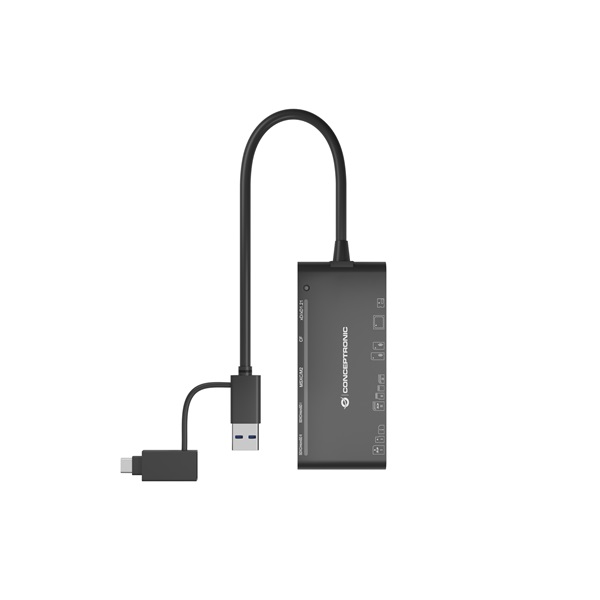 Conceptronic BIAN03B 7in1 Kártyaolvasó Fekete 