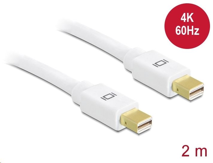 Delock Displayport mini apa > apa, 2m kábel (82795) Delock Displayport mini apa > apa, 2m kábel (82795)