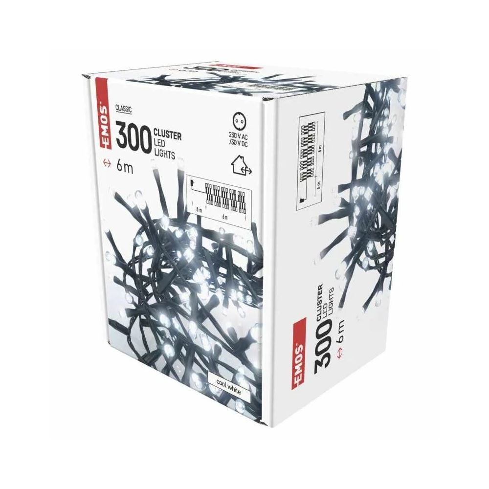 EMOS LED karácsonyi fényfüzér süni forma 6m IP44 időzítős hidegfehér (D4BC04) EMOS LED karácsonyi fényfüzér süni forma 6m IP44 időzítős hidegfehér (D4BC04)