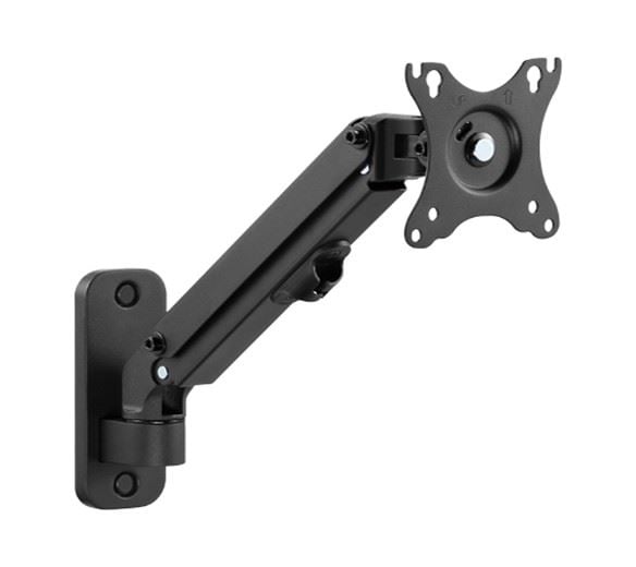 Gembird MA-WA1-01 1 karos fali monitor tartó 27” fekete  