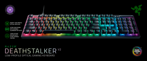 Razer DeathStalker V2 (Purple Switch)  US Layout
