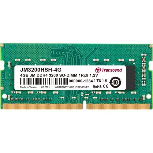 Transcend 4GB DDR4 3200MHz SODIMM Memória