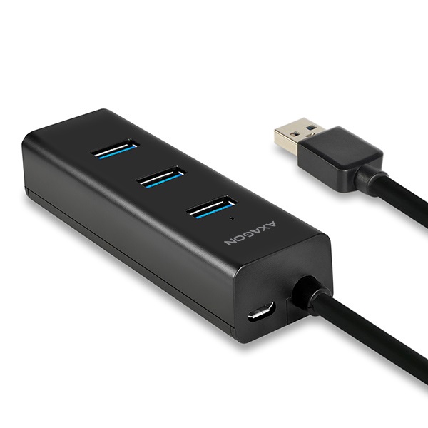 Axagon HUE-S2B négyportos USB 3.0 HUB gyorstöltéssel Axagon HUE-S2B négyportos USB 3.0 HUB gyorstöltéssel