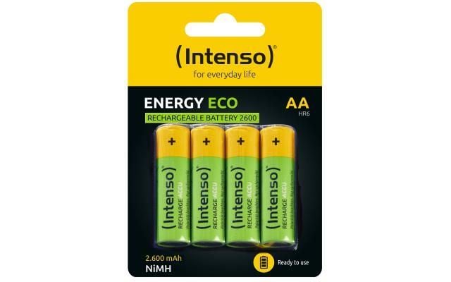 Intenso Energy Eco AA 2600mAh akkumulátor 4db/cs (7505624) Intenso Energy Eco AA 2600mAh akkumulátor 4db/cs (7505624)