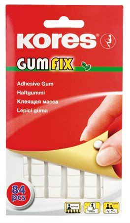 Kores "Gumfix" gyurmaragasztó 84 kocka/csomag (IK31600 / 31600) Kores "Gumfix" gyurmaragasztó 84 kocka/csomag (IK31600 / 31600)