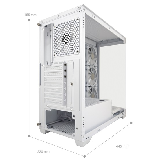   LC Power - LC-715W-ON Seamless_Pale_X Számítógépház